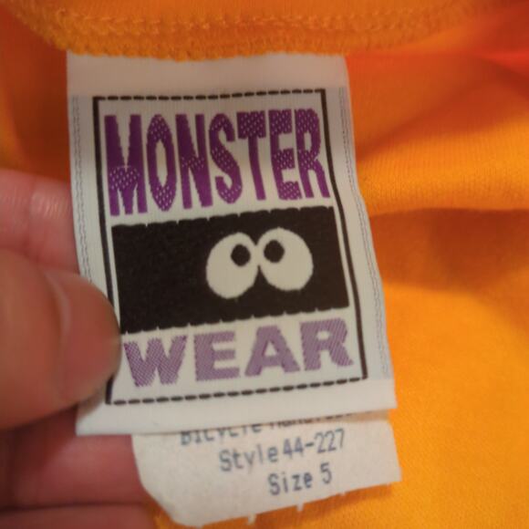 VTG Monster Wear Boy's Size 5 Turtleneck Long Sleeve Shirt Blank Made in USA - Picture 2 of 6